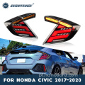 HCMOTIONZ 2017-2020 HONDA CIVIC DRL traseira lâmpada traseira